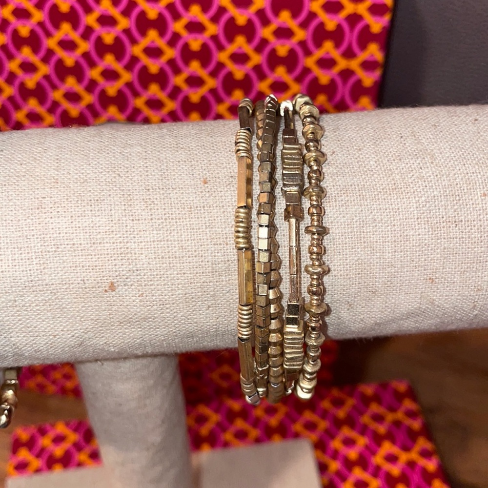 Gold wrap bracelet